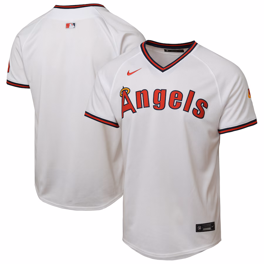 Youth Los Angeles Angels White Alternate 2 Limited Jersey - Jersey