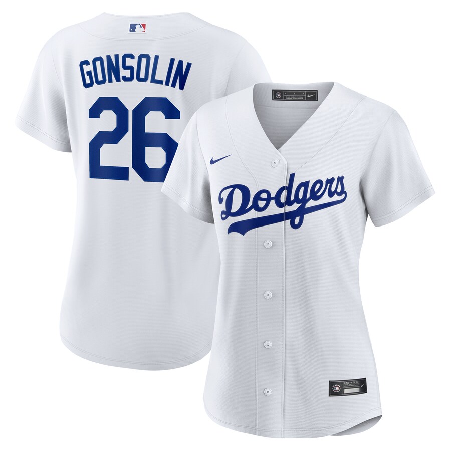 Women's Los Angeles Dodgers Tony Gonsolin Nike White Home Replica Jersey - Jersey