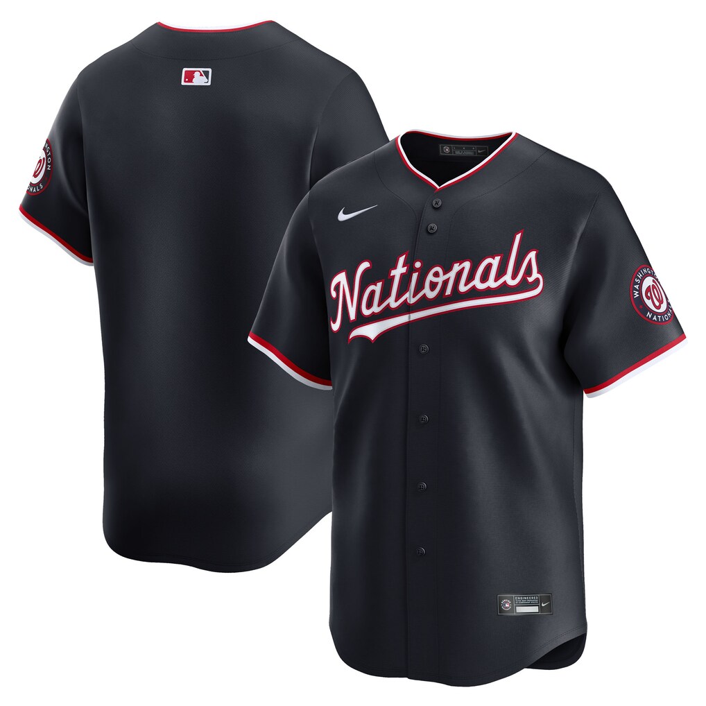 Men's Washington Nationals Nike Navy Alternate Limited Jersey - Jersey
