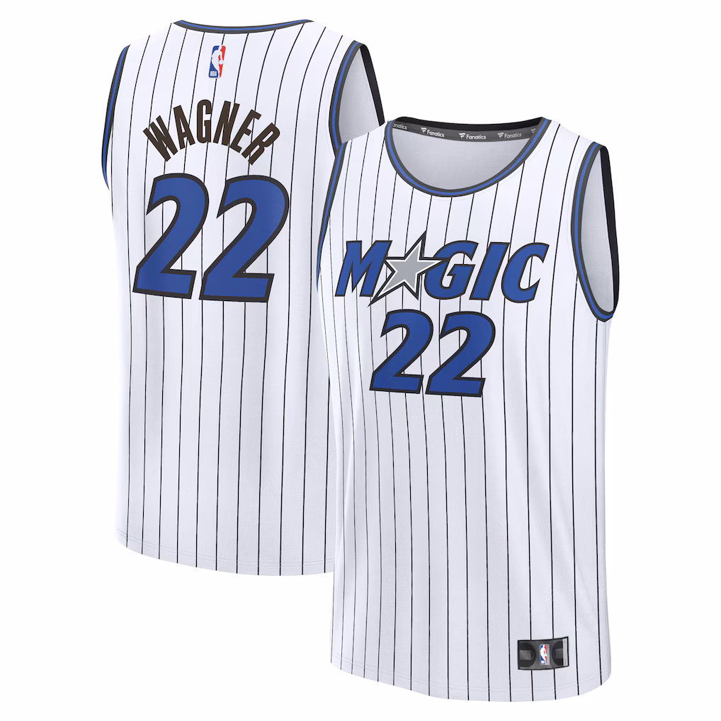 Youth Orlando Magic Franz Wagner Fanatics White Fast Break Replica Player Jersey - Association Edition - Jersey