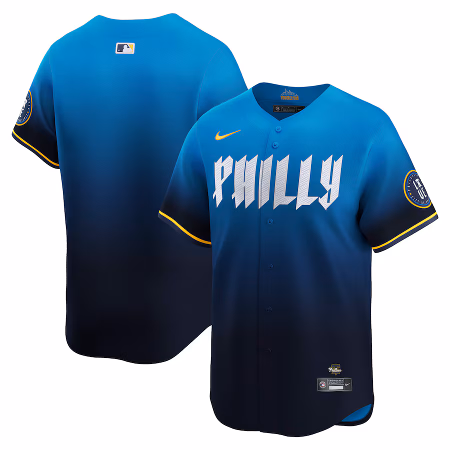 Men's Philadelphia Phillies Nike Navy City Connect Limited Jersey - Jersey