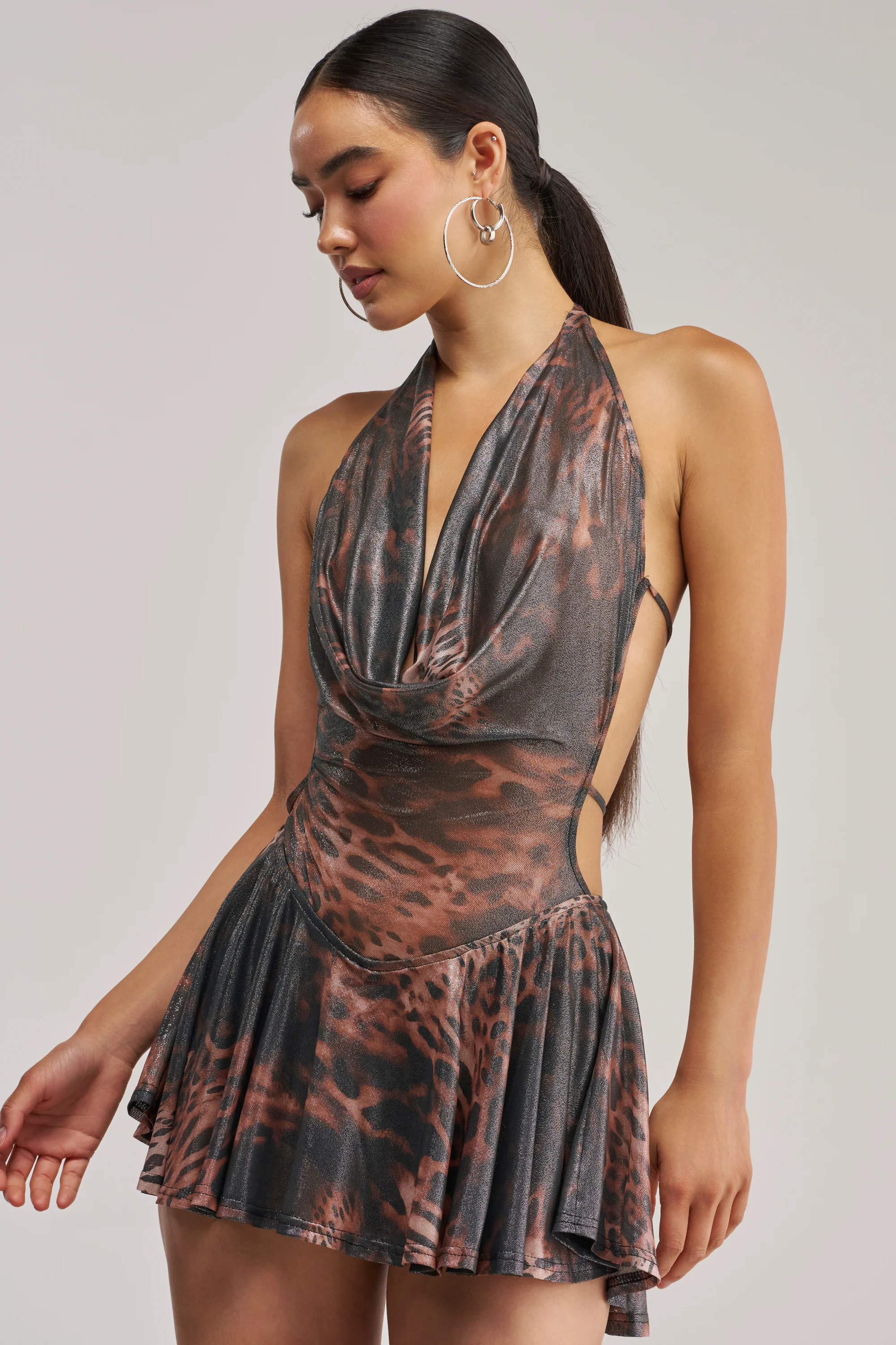 PARTY PEOPLE MINI DRESS IN CHEETAH - Akira Wear