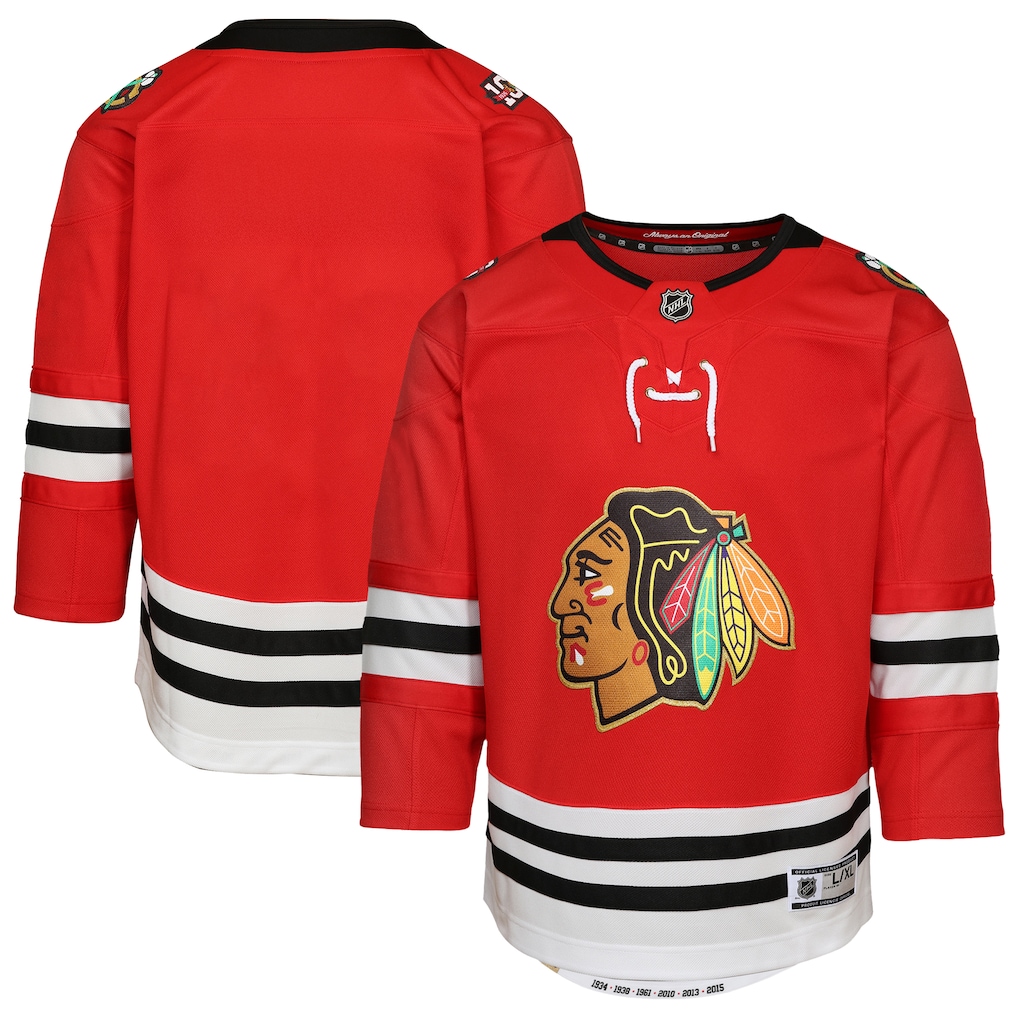 Youth Chicago Blackhawks Red Centennial Premier Jersey - Jersey