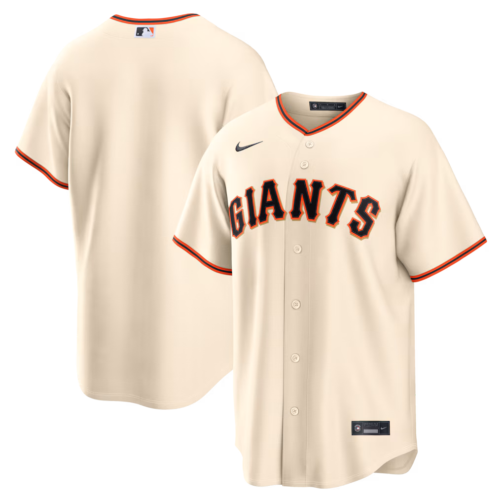 Men's San Francisco Giants Nike Cream Home Replica Jersey - Jersey