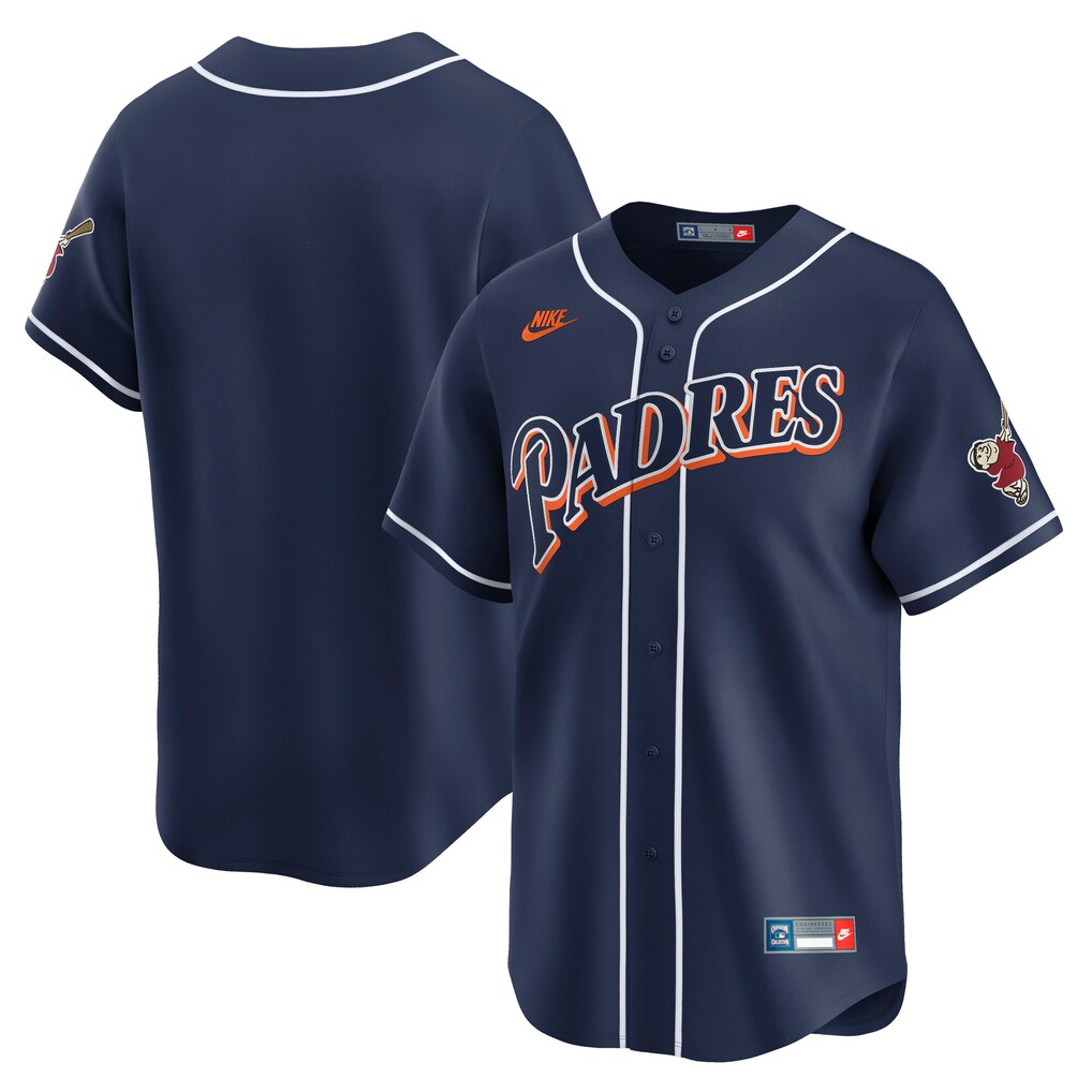 Men's San Diego Padres Nike Navy Cooperstown Collection Limited Jersey - Jersey