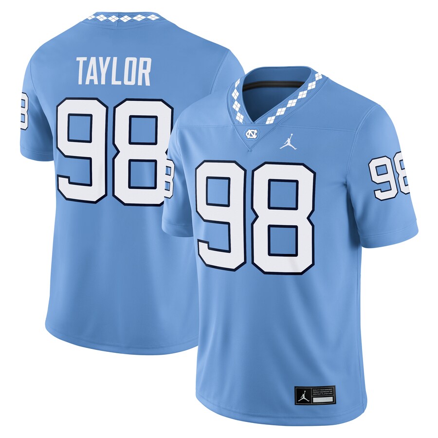 Men's Jordan Brand Lawrence Taylor Carolina Blue North Carolina Tar Heels Alumni Home Game Jersey - Jersey