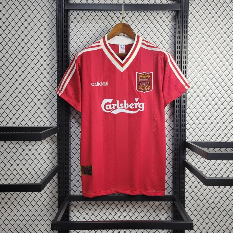 Liverpool Retro Football Jersey Home Custom Shirt 1995/96 - Jersey