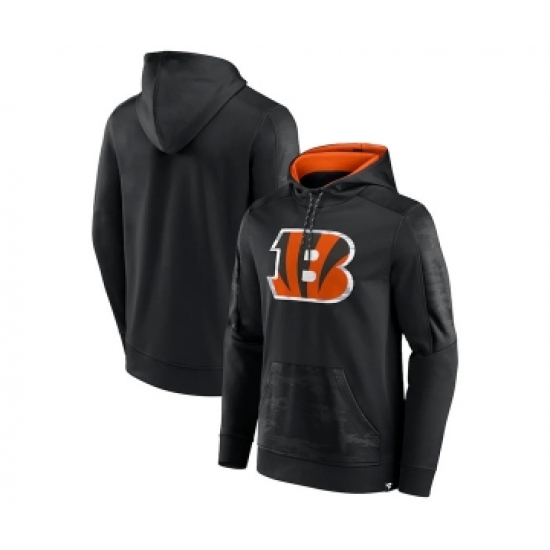 Men's Cincinnati Bengals Black On The Ball Pullover Hoodie - Jersey