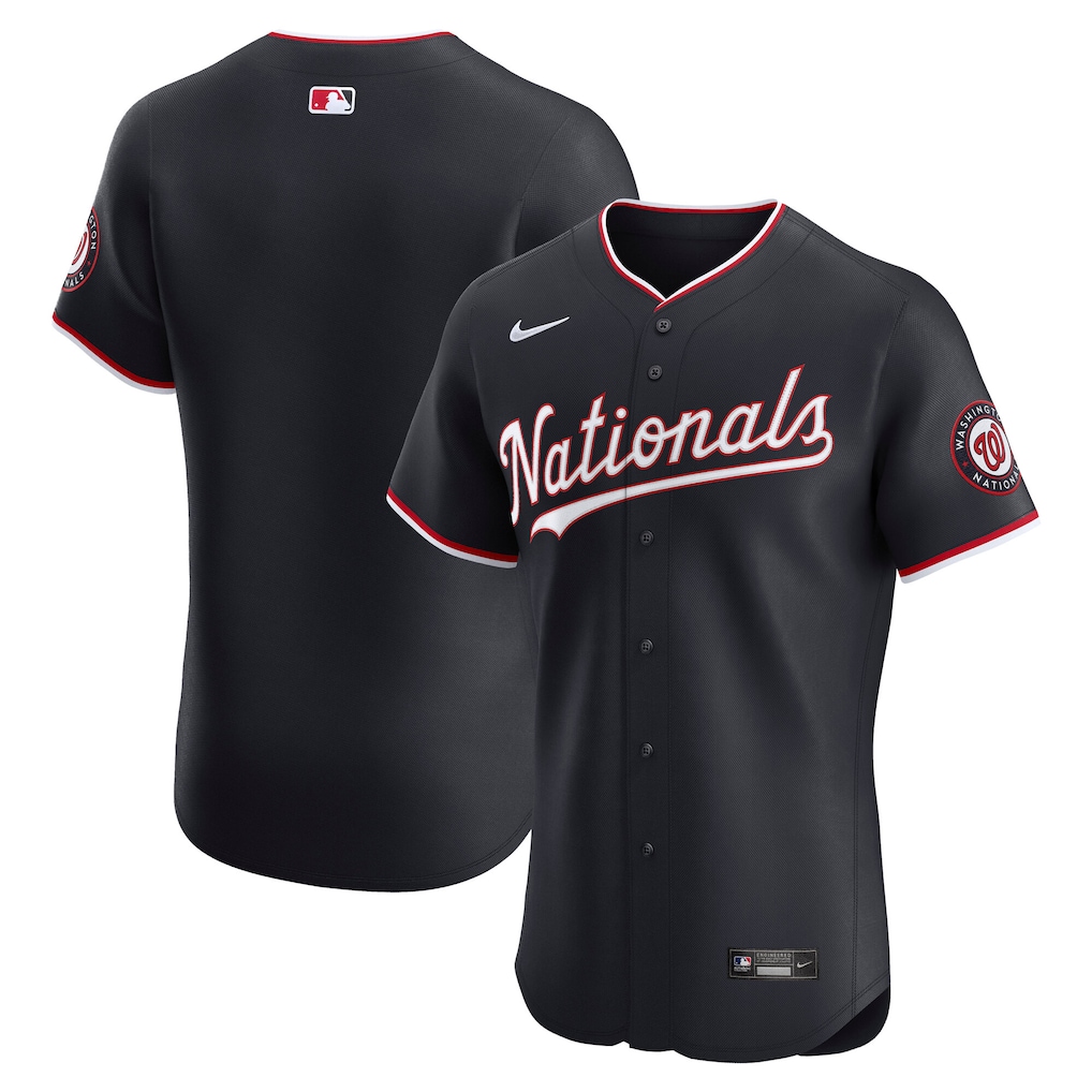 Men's Washington Nationals Nike Navy Alternate  Elite Jersey - Jersey