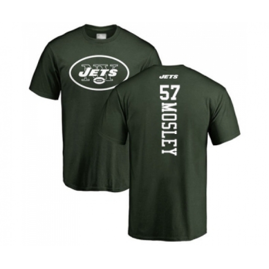 Football New York Jets #57 C.J. Mosley Green Backer T-Shirt - Jersey