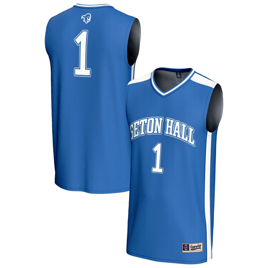 Unisex GameDay Greats #1 Blue Seton Hall Pirates Lightweight Basketball Fashion Jersey - Jersey