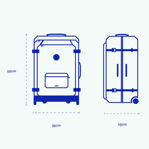 Valise souple 2 roues small Valladolid