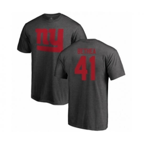 Football New York Giants #41 Antoine Bethea Ash One Color T-Shirt - Jersey