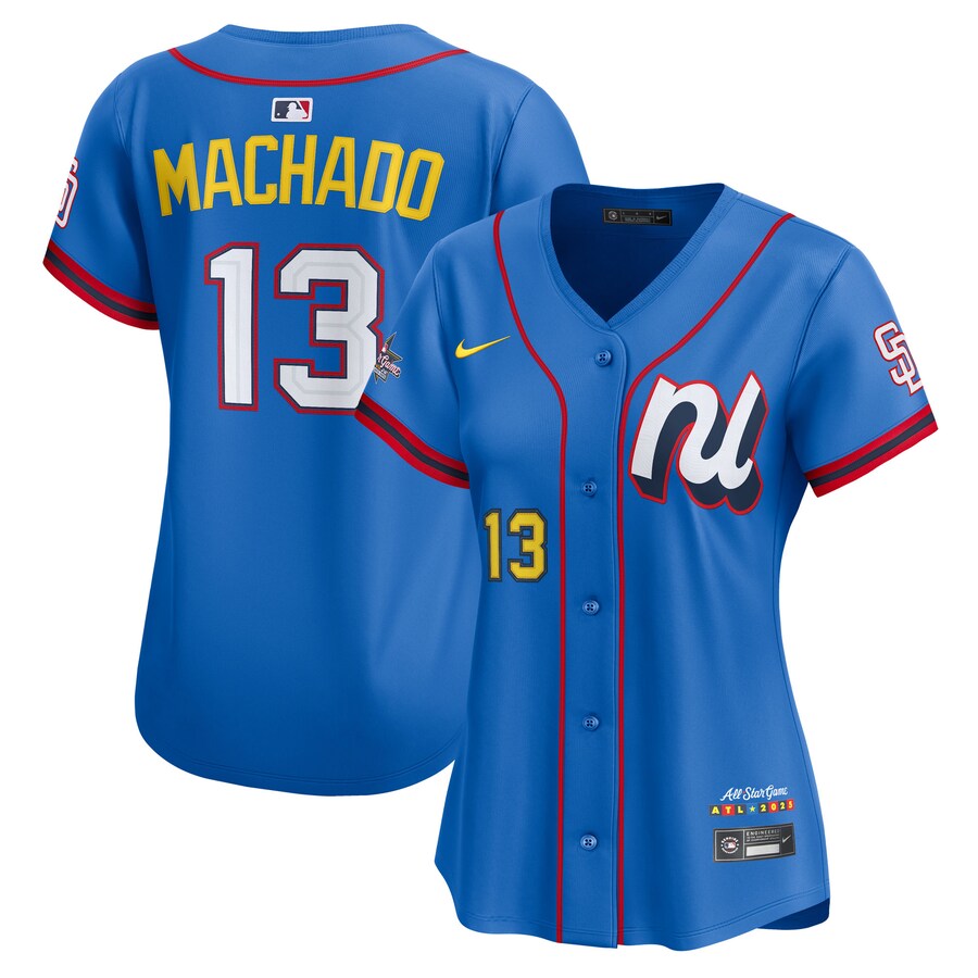 Women's National League Manny Machado Nike Blue 2025 All-Star Edition Limited Player Jersey - Jersey