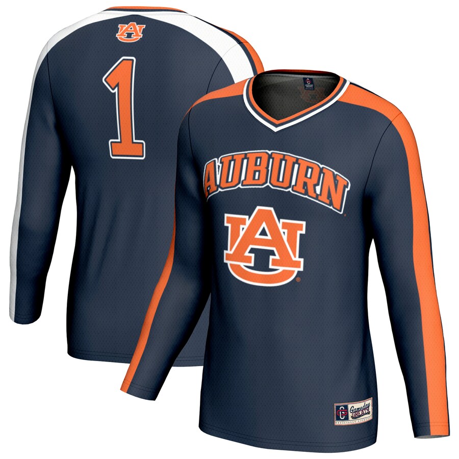Youth GameDay Greats #1 Navy Auburn Tigers Lightweight Volleyball Fashion Jersey - Jersey