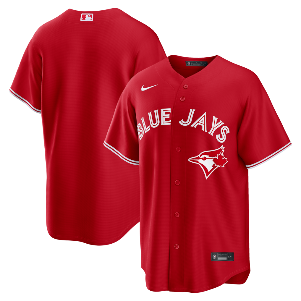 Men's Toronto Blue Jays Nike Red Canada Day Replica Jersey - Jersey