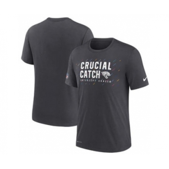 Men's Jacksonville Jaguars Charcoal 2021 Crucial Catch Performance T-Shirt - Jersey