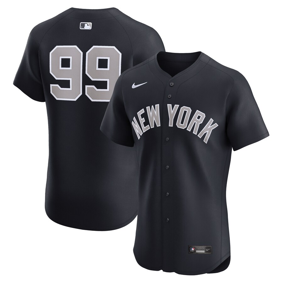 Men's New York Yankees Aaron Judge Nike Navy Alternate Elite Jersey - Jersey