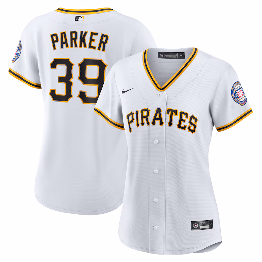 Women's Pittsburgh Pirates Dave Parker Nike White 2025 Baseball Hall of Fame Replica Jersey - Jersey