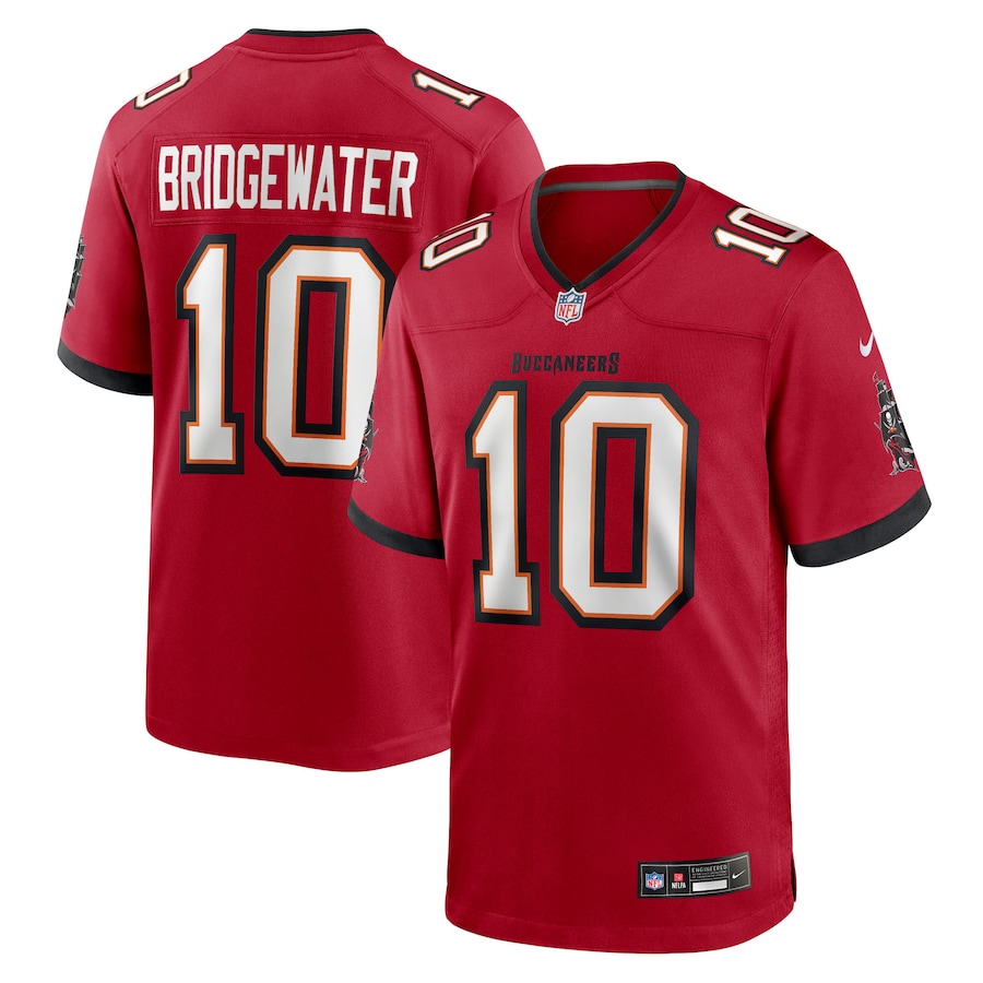 Men's Tampa Bay Buccaneers Teddy Bridgewater Nike Red Team Game Jersey - Jersey