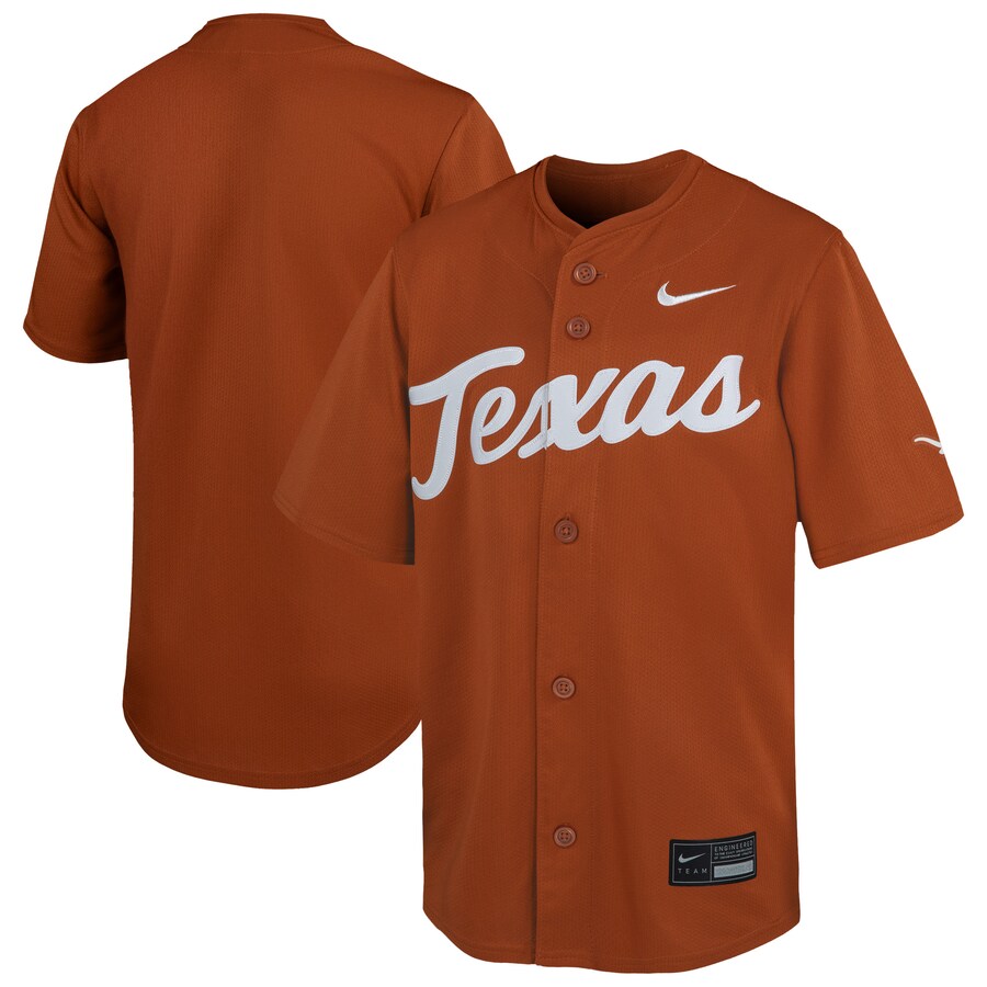 Youth Nike Texas Orange Texas Longhorns Limited Baseball Jersey - Jersey