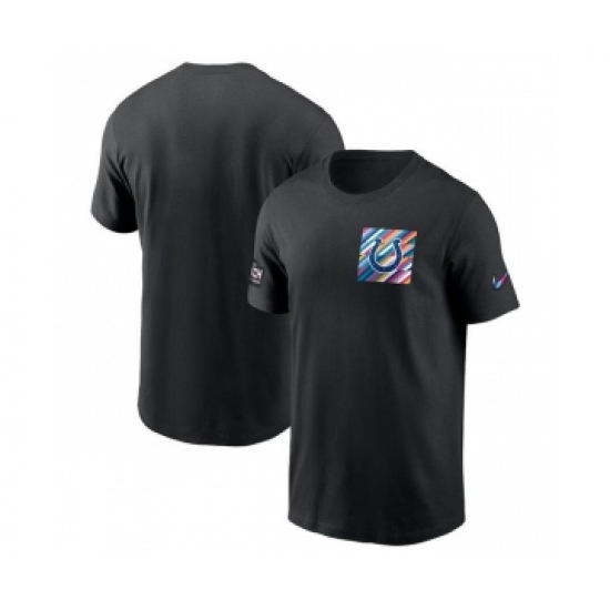 Men's Indianapolis Colts Black 2023 Crucial Catch Sideline Tri-Blend T-Shirt - Jersey