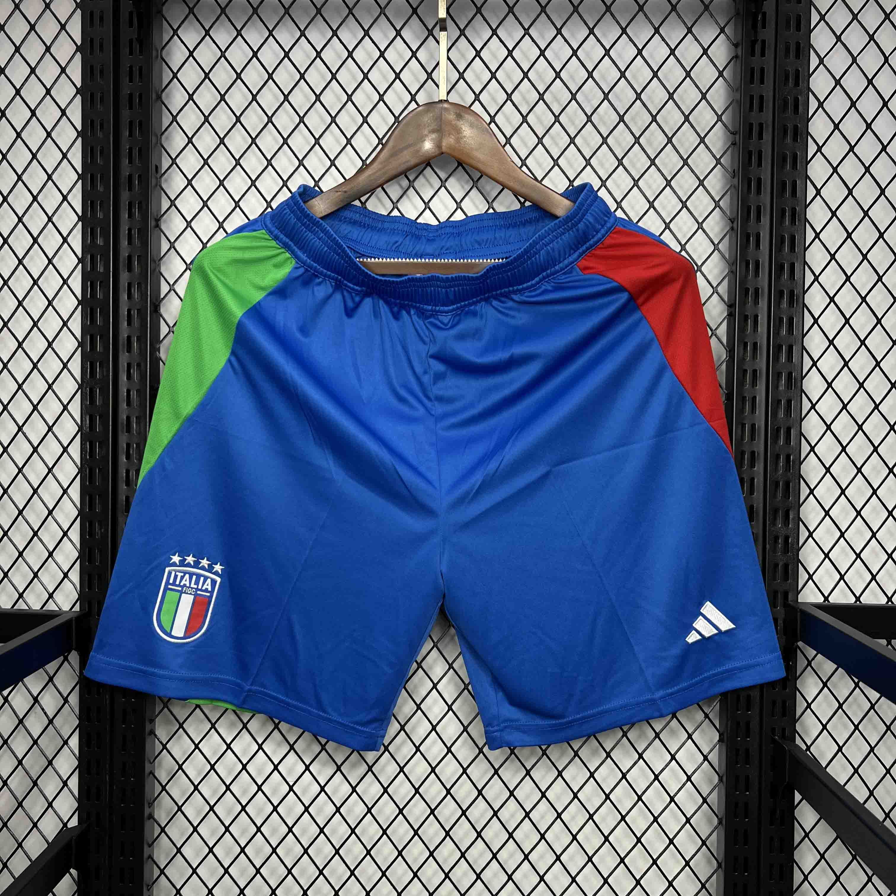 Italy Soccer Jersey Away Custom Shorts EURO 2024 - Jersey