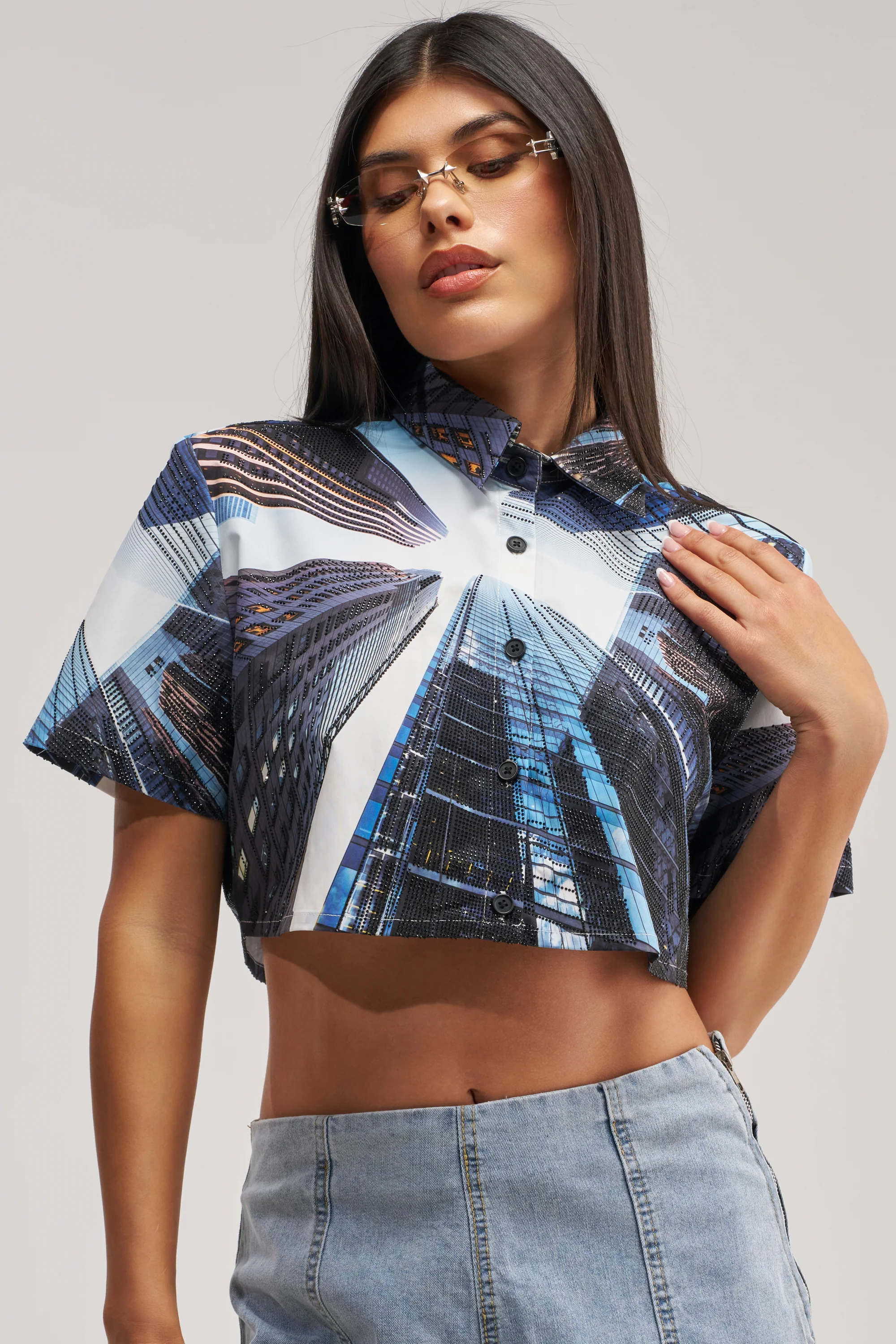 CITY DREAMS POPLIN BLOUSE - Akira Wear