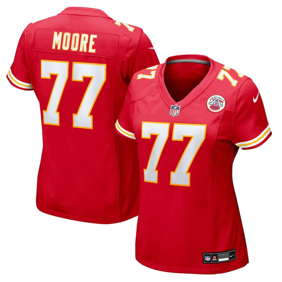 Women's Kansas City Chiefs Jaylon Moore Nike Red Team Game Jersey - Jersey