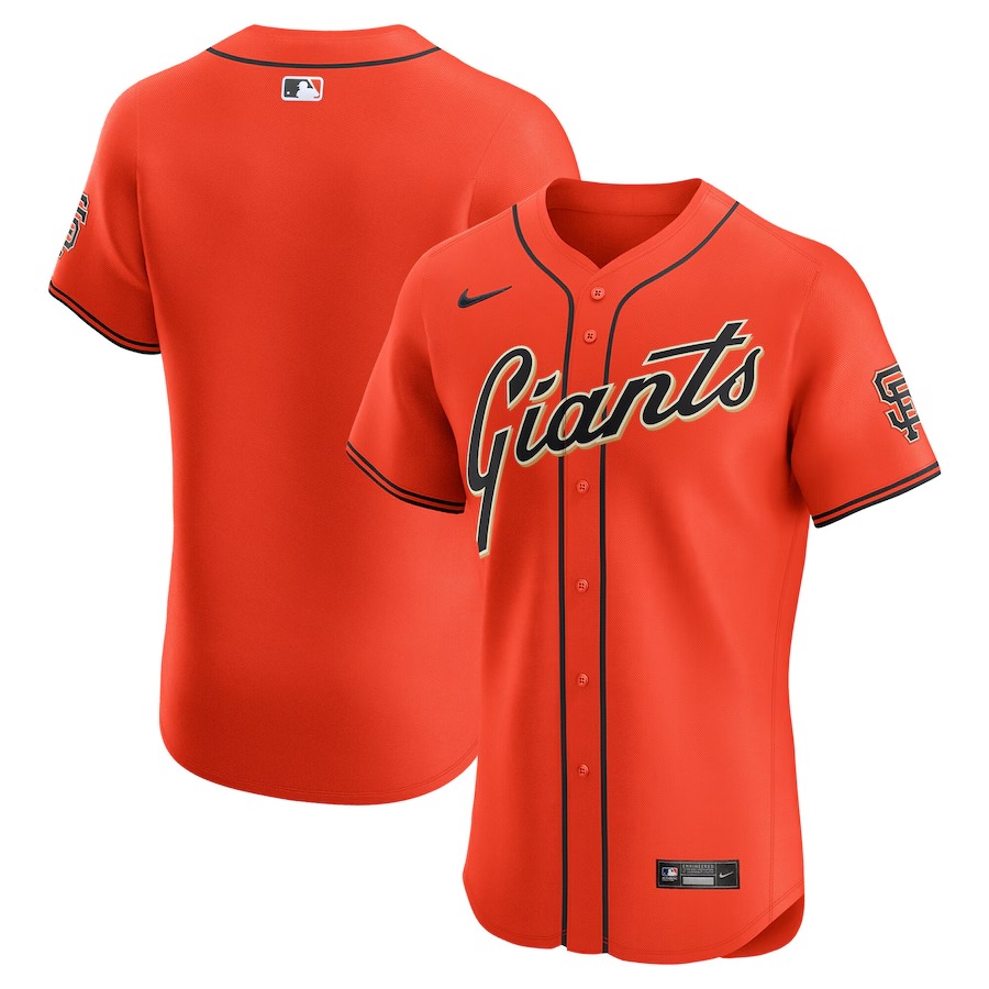 Men's San Francisco Giants Nike Orange Alternate Elite Jersey - Jersey