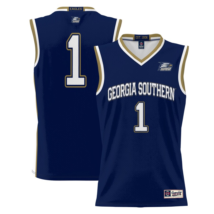 Youth GameDay Greats Blue #1 Georgia Southern Eagles Lightweight Basketball Jersey - Jersey