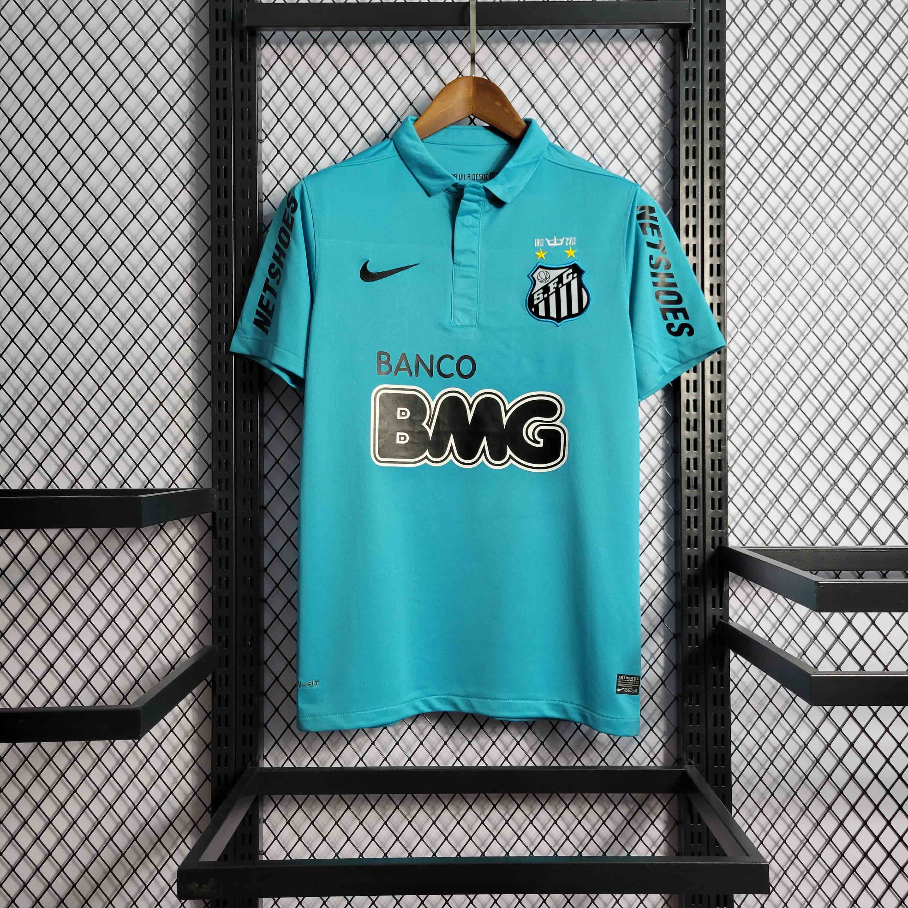 Santos FC Retro Soccer Jersey Third Away Custom Shirt 2012 - Jersey