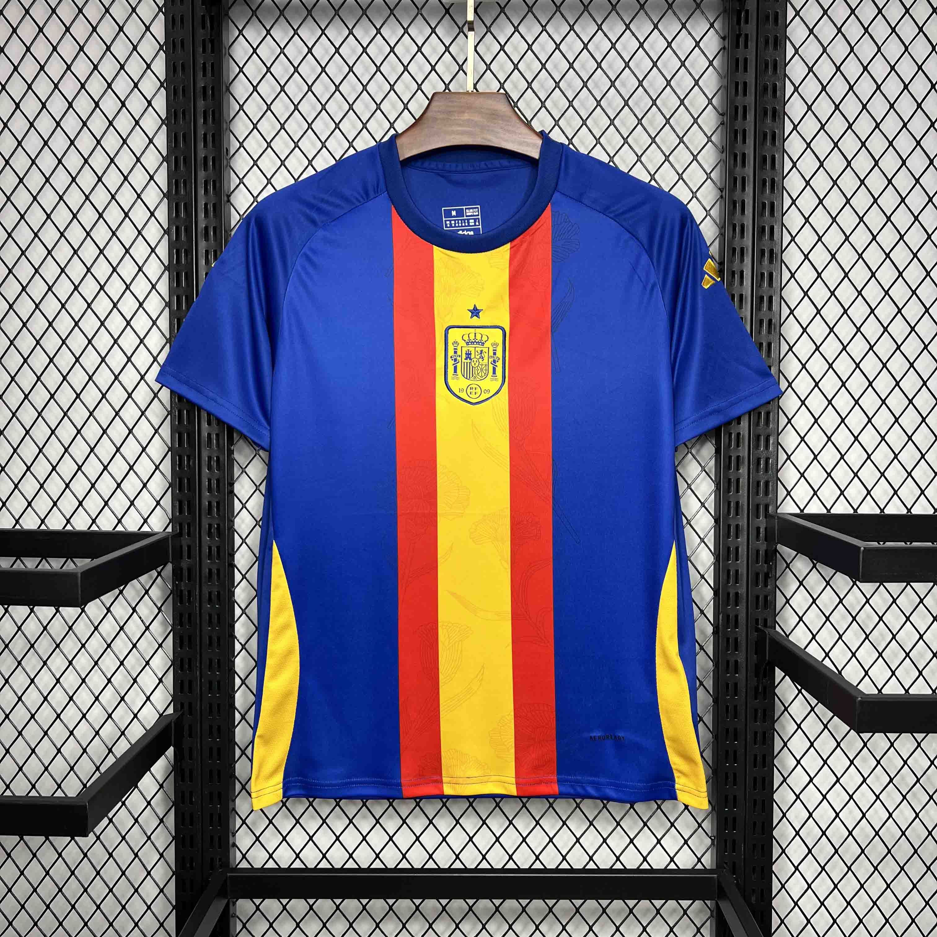 Spain Soccer Jersey Training Custom Shirt 2024 - Jersey