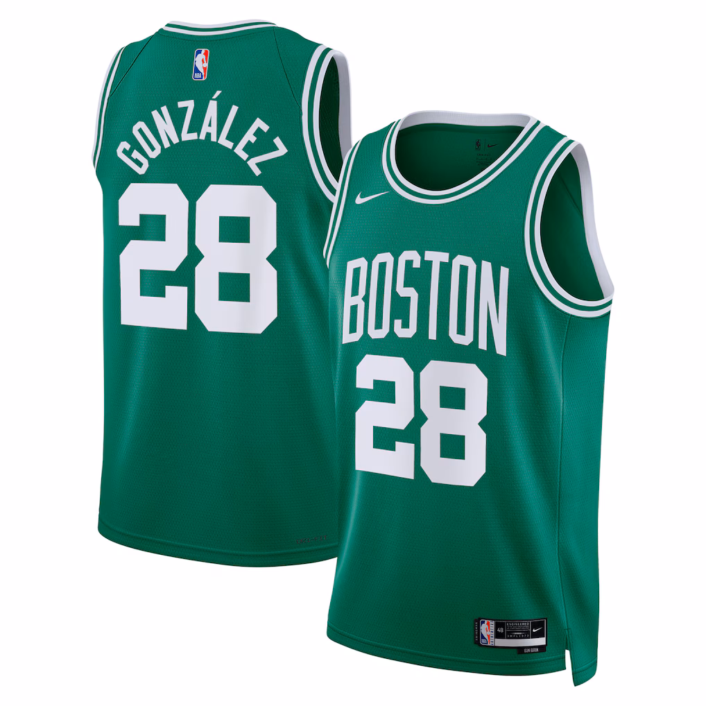 Unisex Boston Celtics Hugo González Nike Kelly Green Swingman Jersey - Icon Edition - Jersey