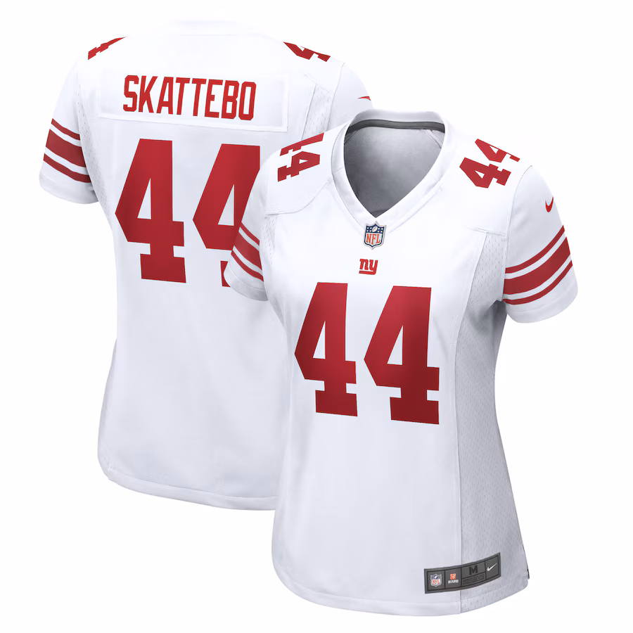 Women's New York Giants Cam Skattebo Nike White Game Jersey - Jersey