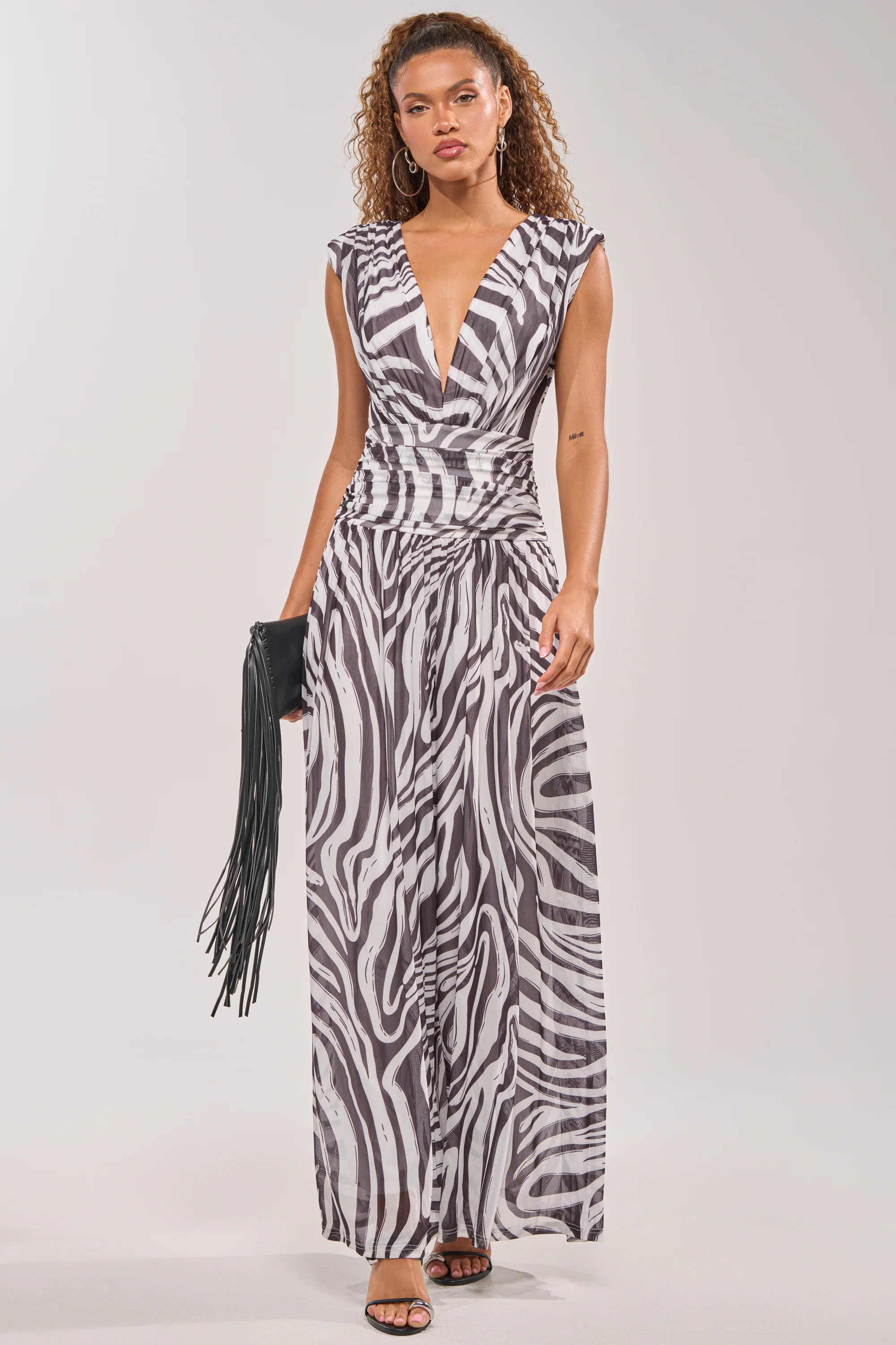 JUNGLE FEVER ZEBRA PRINT JUMPSUIT - Akira Wear