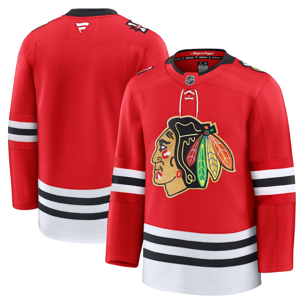 Men's Chicago Blackhawks Fanatics Red Centennial Premium Jersey - Jersey
