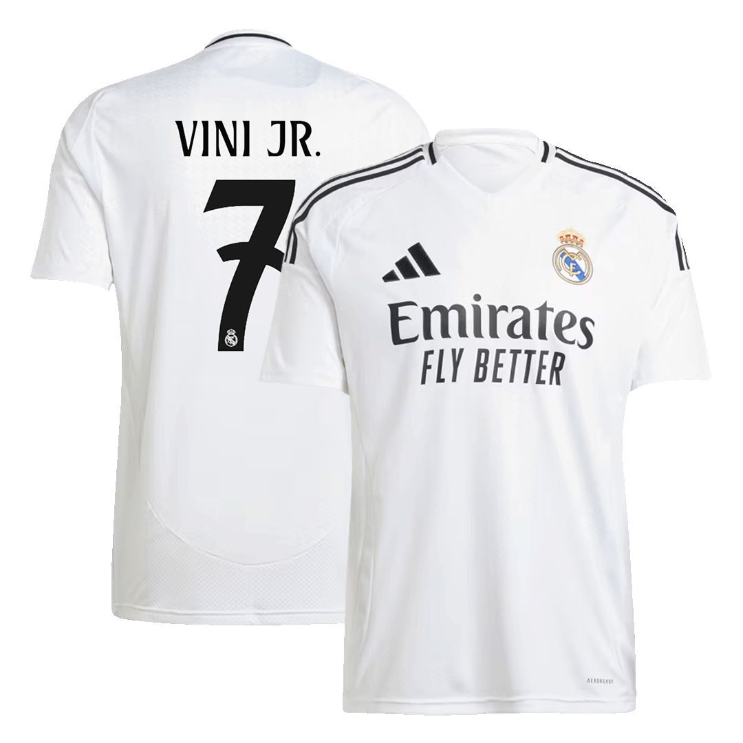 VINI JR. #7 Real Madrid Soccer Jersey Home Custom Shirt 2024/25 - Jersey