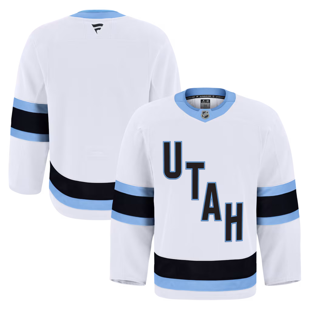 Men's Utah Mammoth Fanatics White Away Authentic Pro Jersey - Jersey