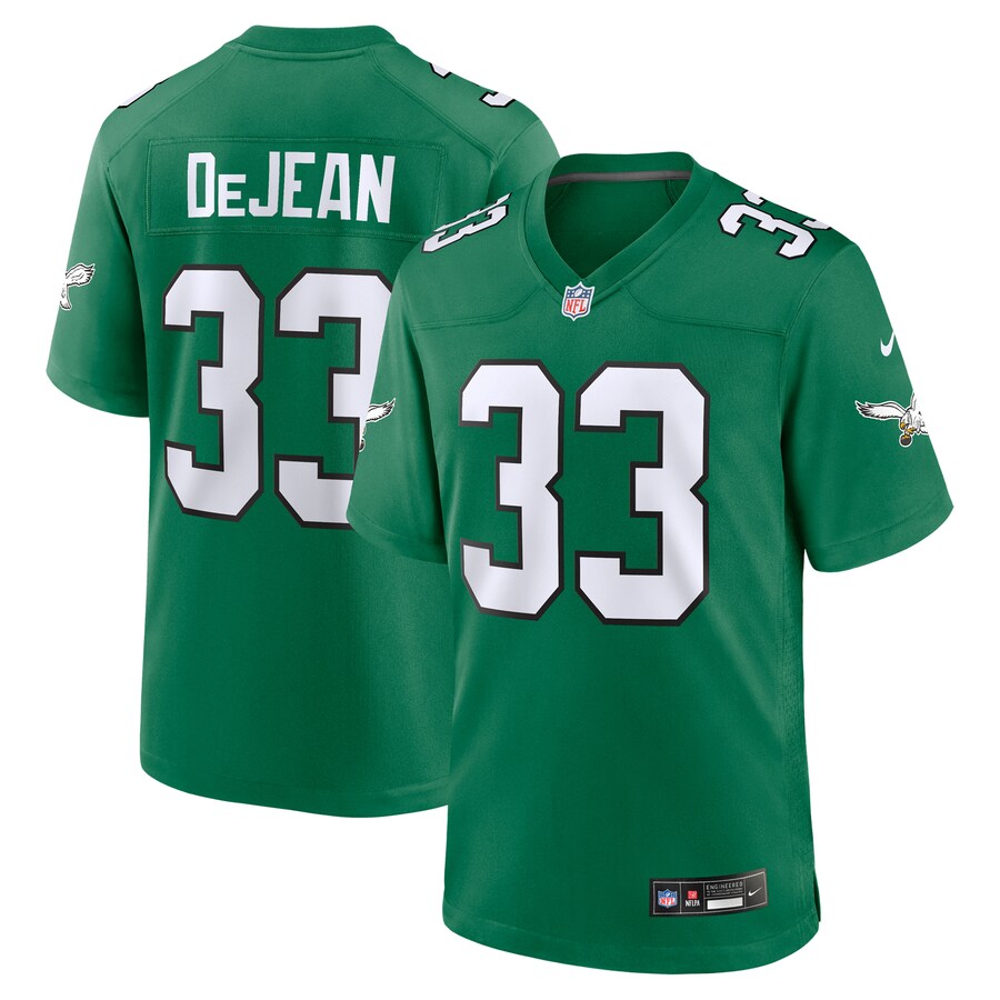 Men's Philadelphia Eagles Cooper DeJean Nike  Kelly Green Alternate Game Jersey - Jersey