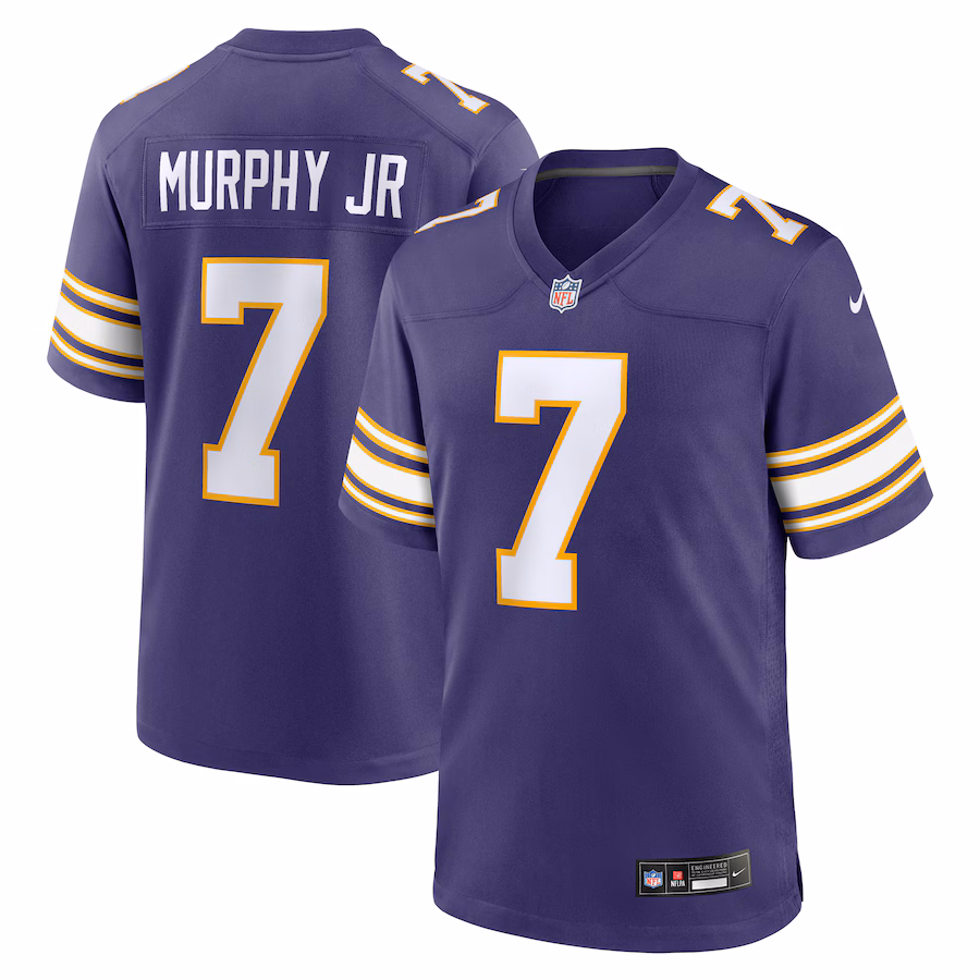 Men's Minnesota Vikings Byron Murphy Jr. Nike Purple Alternate Game Jersey - Jersey