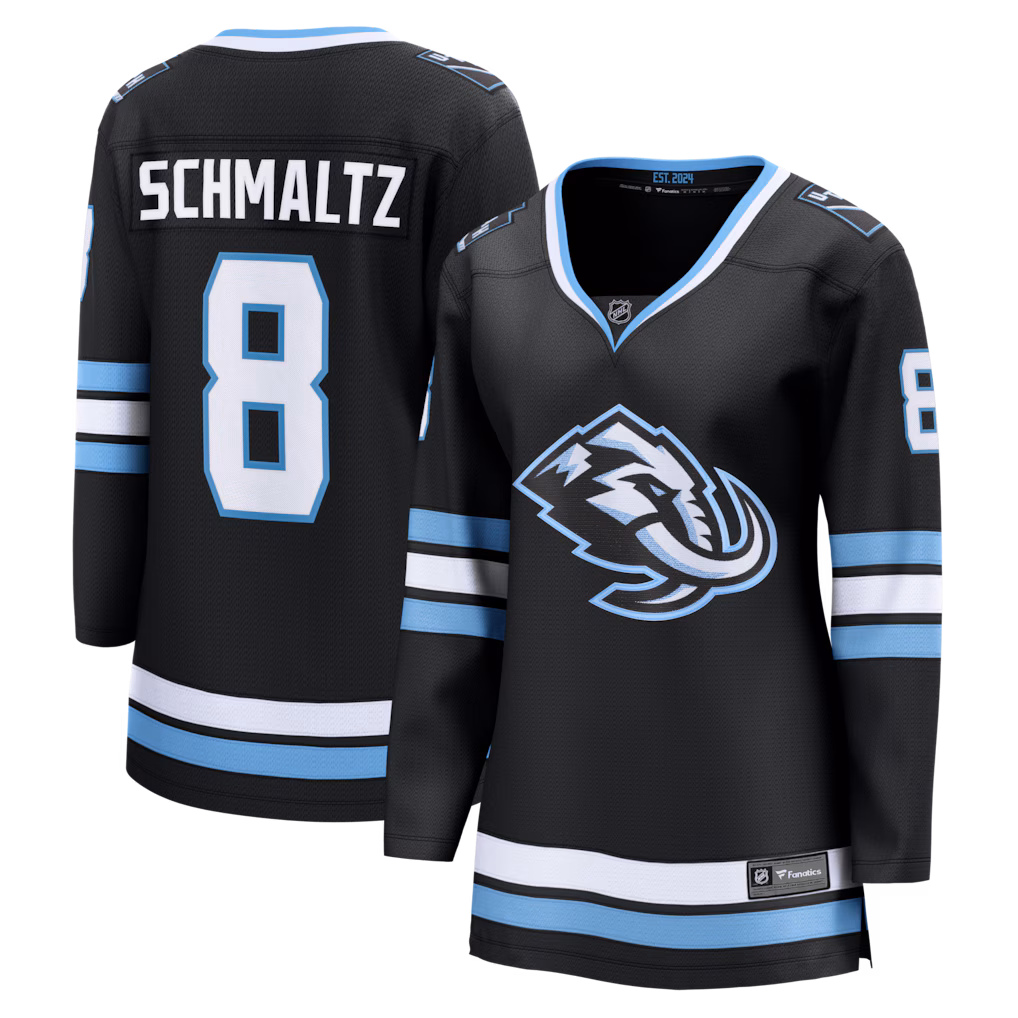 Women's Utah Mammoth Nick Schmaltz Fanatics Black Home Breakaway Player Jersey - Jersey