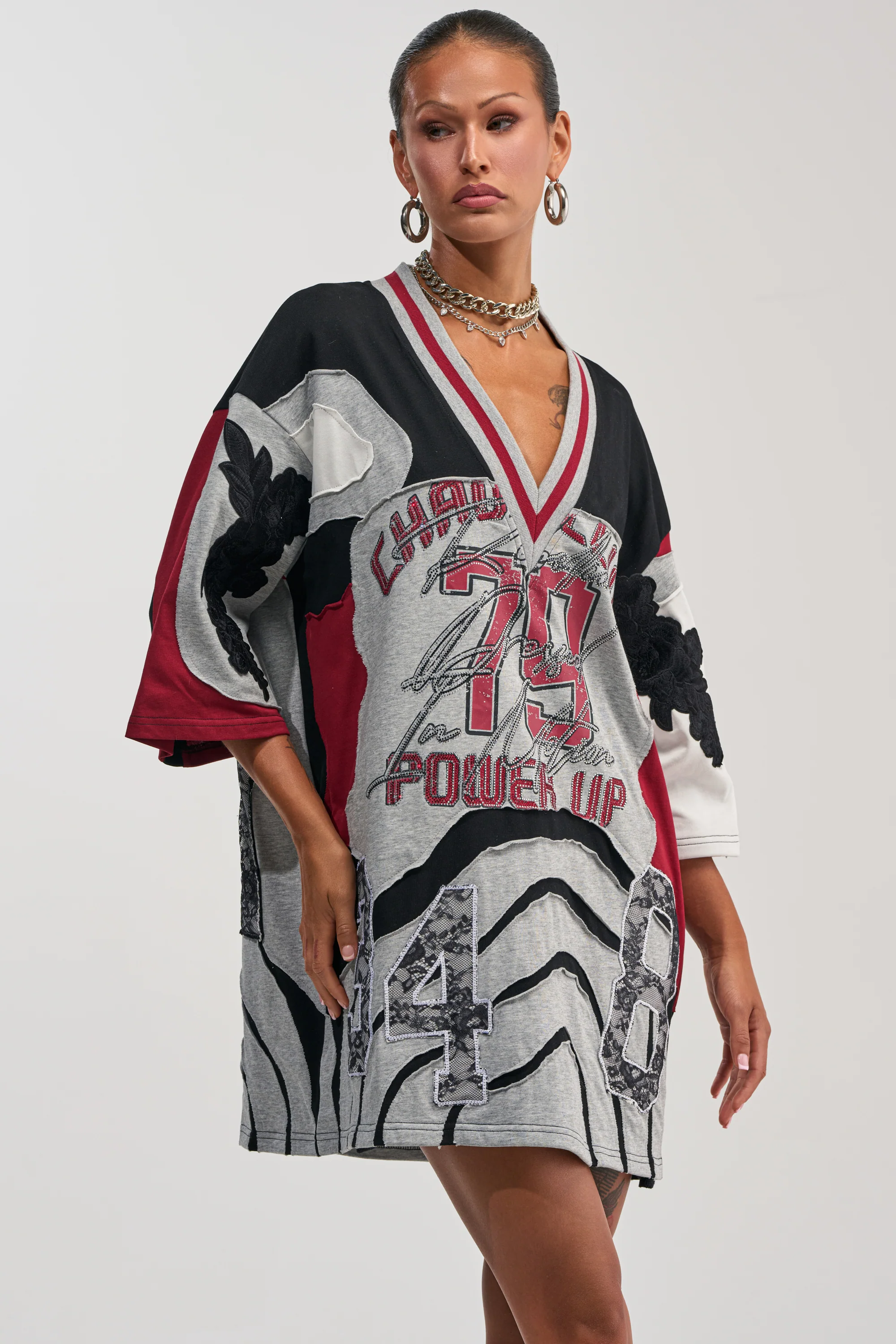 AFTER HOURS GRAPHIC MINI DRESS - Akira Wear