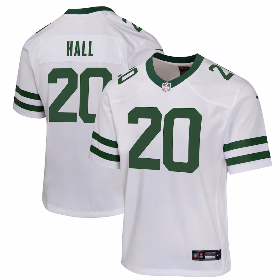 Youth New York Jets Breece Hall Nike White Game Jersey - Jersey