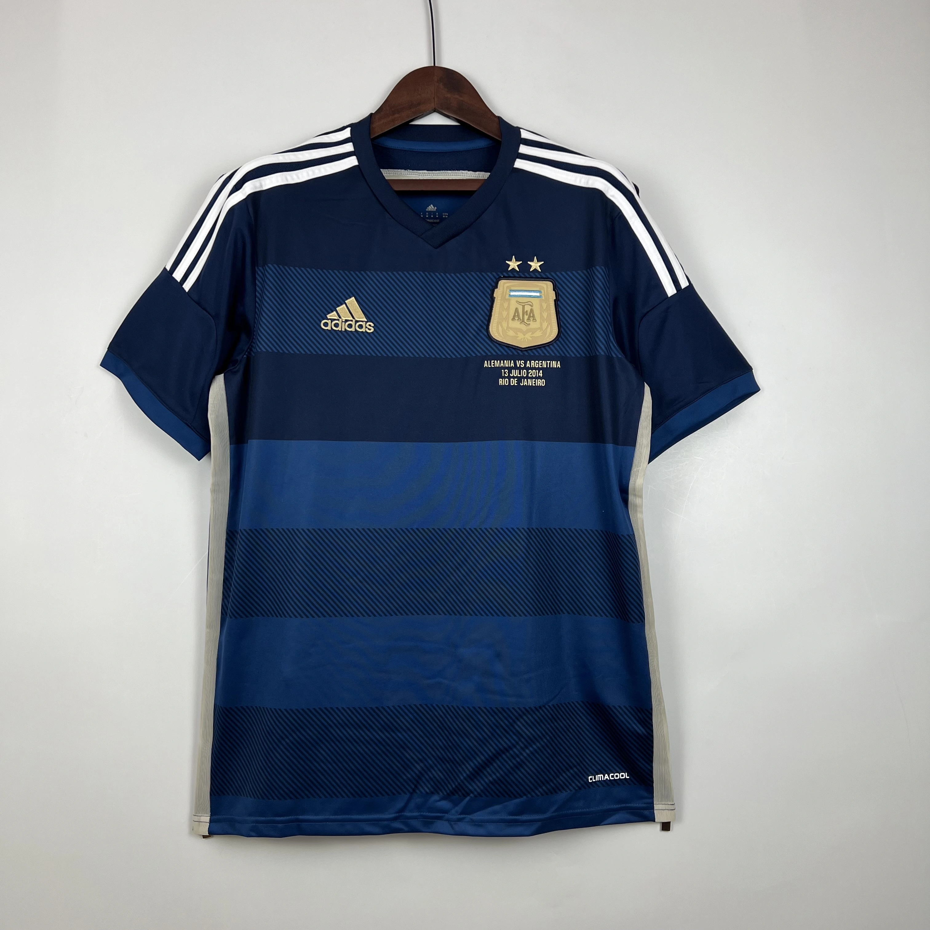 Argentina Retro Jersey Custom Away Football Jersey 2014 - Jersey