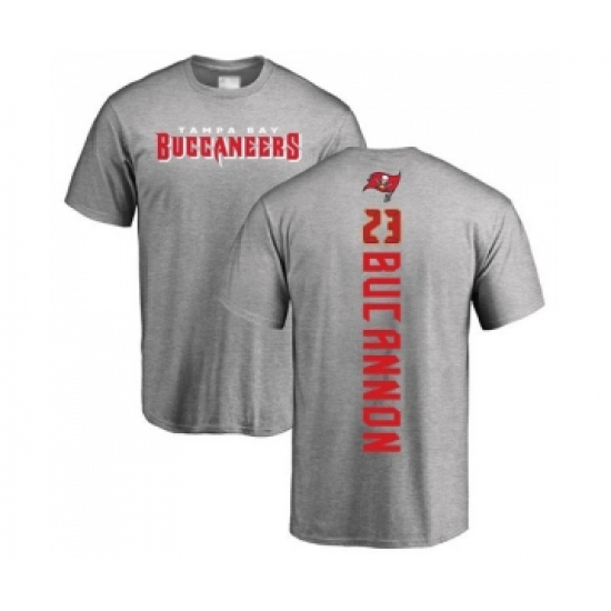 Football Tampa Bay Buccaneers #23 Deone Bucannon Ash Backer T-Shirt - Jersey