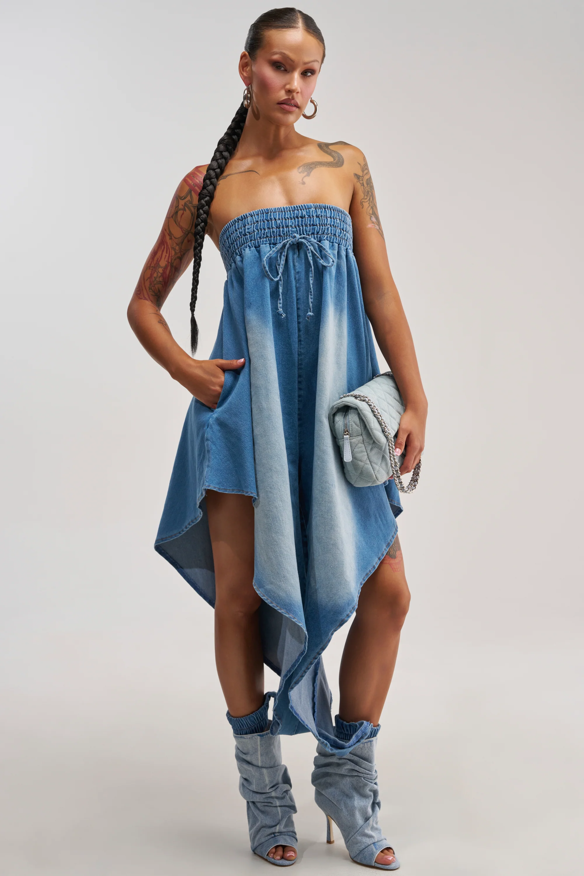 DIFFERENT FROM THE REST DENIM JUMPSUIT - Akira Wear