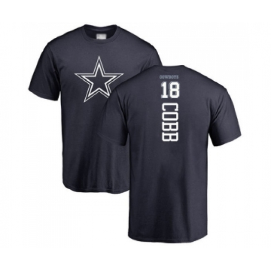 Football Dallas Cowboys #18 Randall Cobb Navy Blue Backer T-Shirt - Jersey