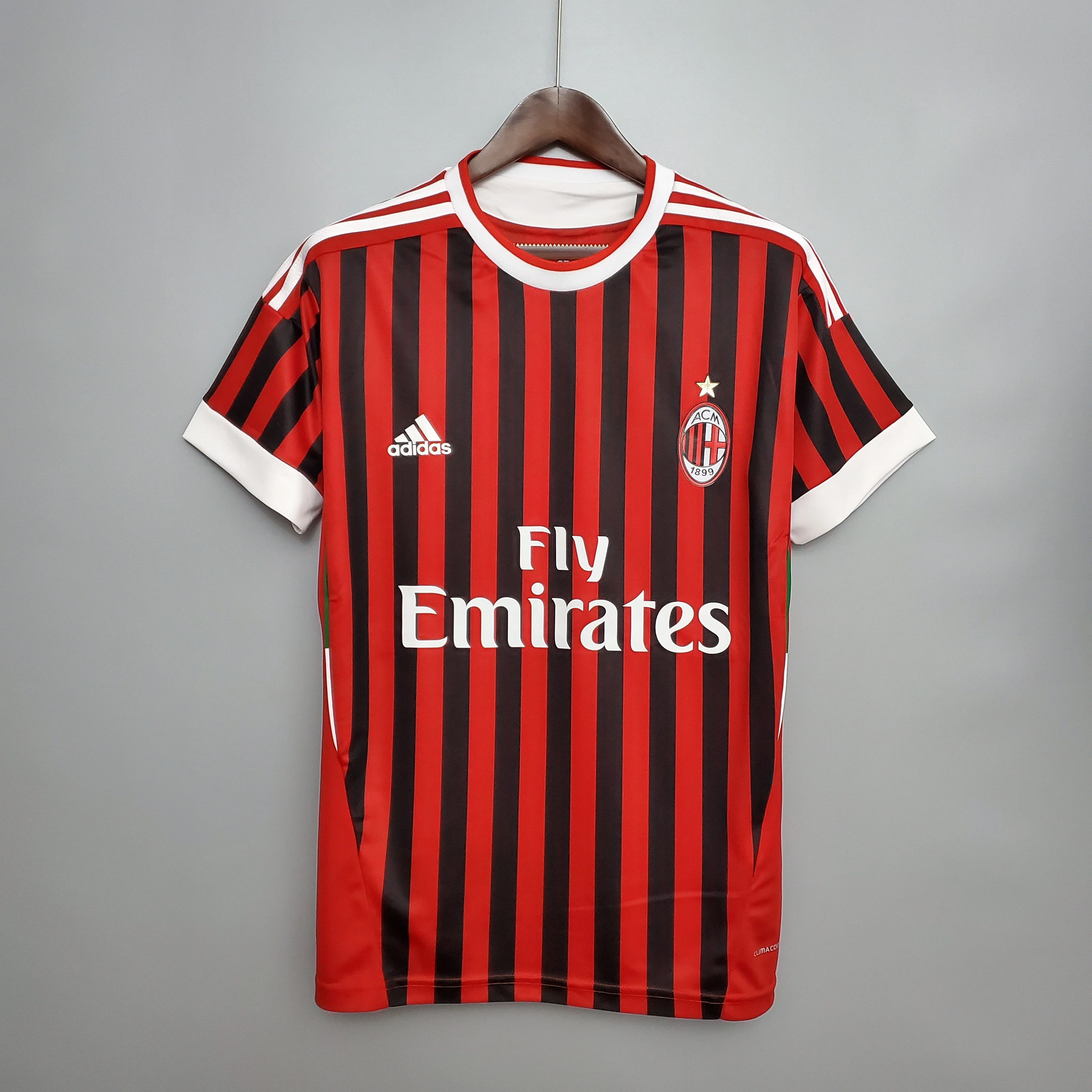 AC Milan Retro Soccer Jersey Home Custom Shirt 2011/12 - Jersey