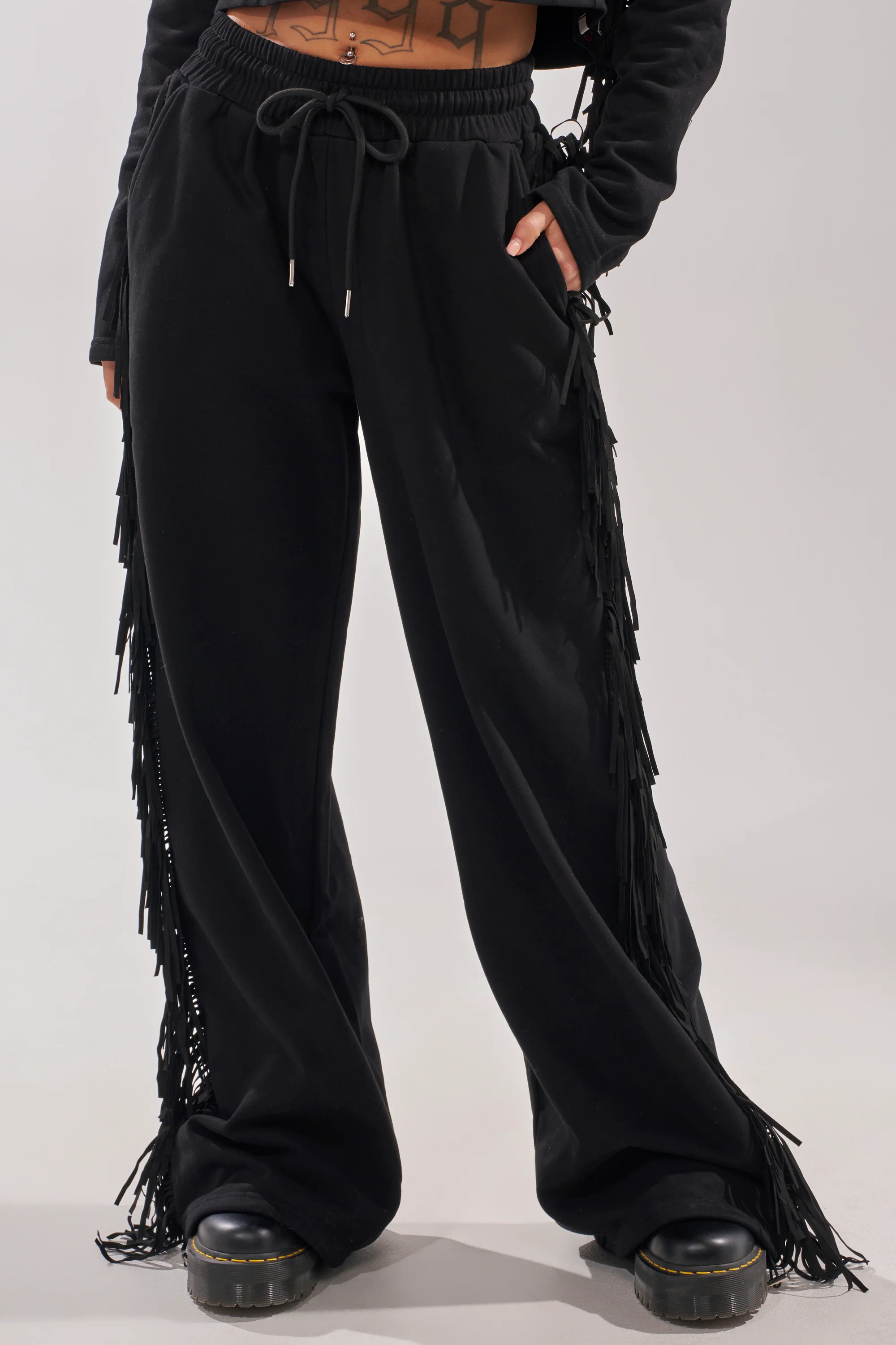 PLAYING CARDS WIDE LEG JOGGER - Akira Wear